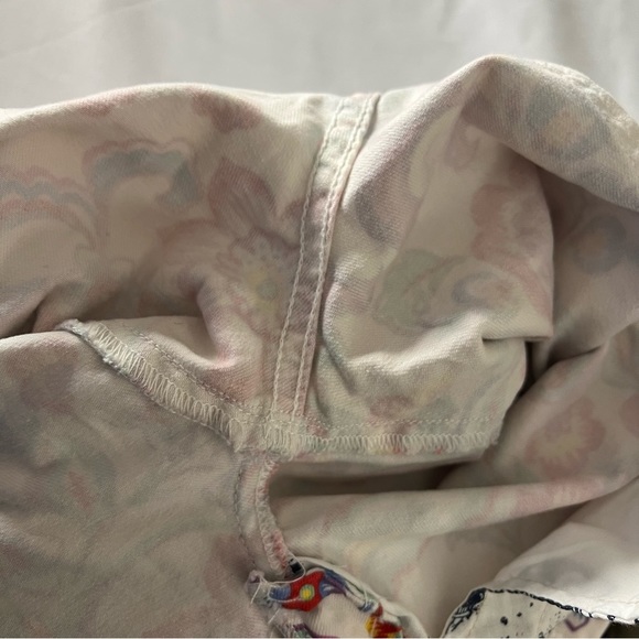 Pilcro and the Letterpress by Anthropologie Mid-Rise Skinny Floral Print Jeans‎ - Picture 6 of 9